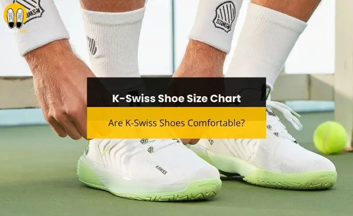 K-Swiss Shoe Size Chart